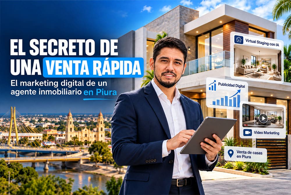 El secreto de una venta rápida: El marketing digital de un agente inmobiliario en Piura